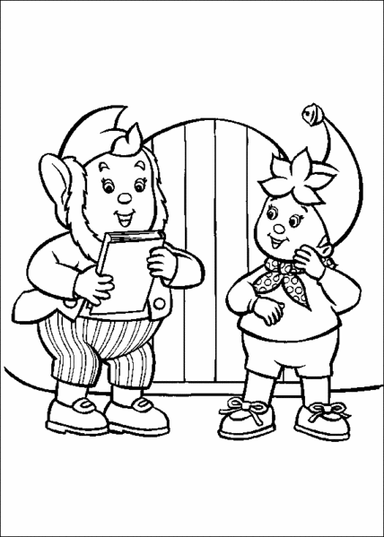 Coloring page: Noddy (Cartoons) #44683 - Free Printable Coloring Pages