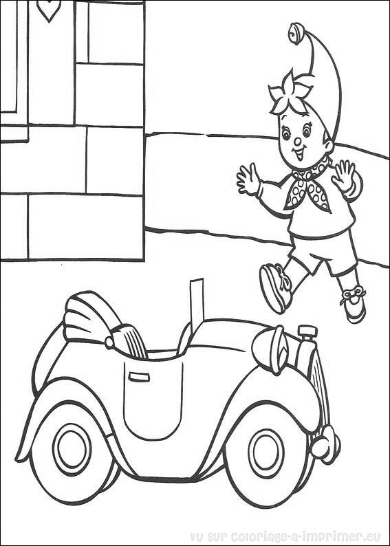 Coloring page: Noddy (Cartoons) #44690 - Free Printable Coloring Pages