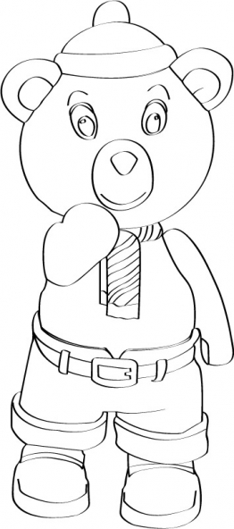 Coloring page: Noddy (Cartoons) #44693 - Free Printable Coloring Pages