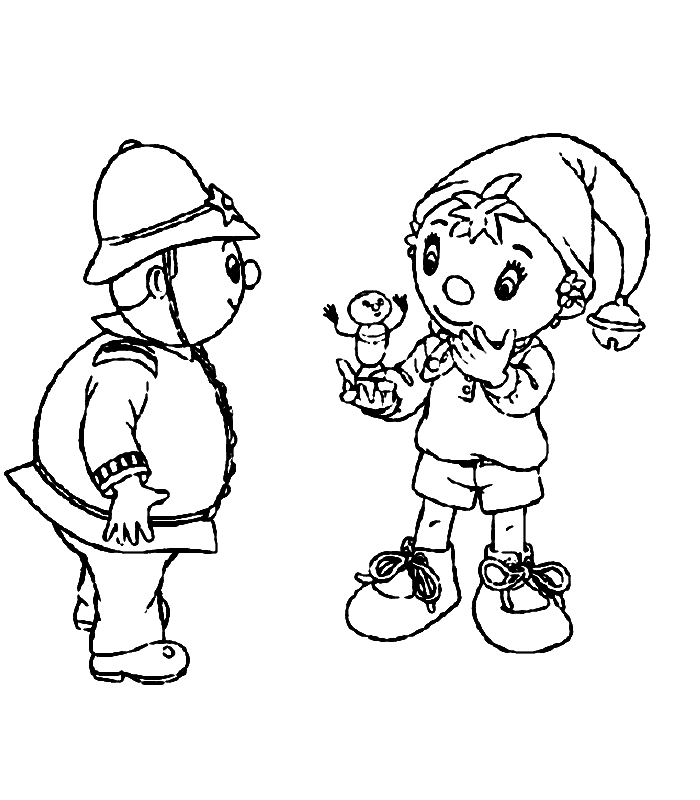 Coloring page: Noddy (Cartoons) #44705 - Free Printable Coloring Pages