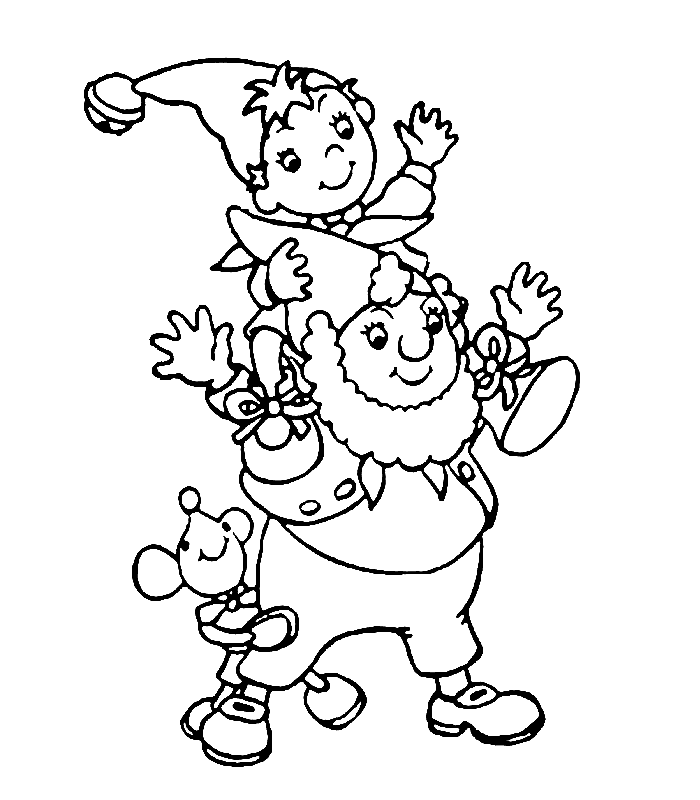 Coloring page: Noddy (Cartoons) #44707 - Free Printable Coloring Pages