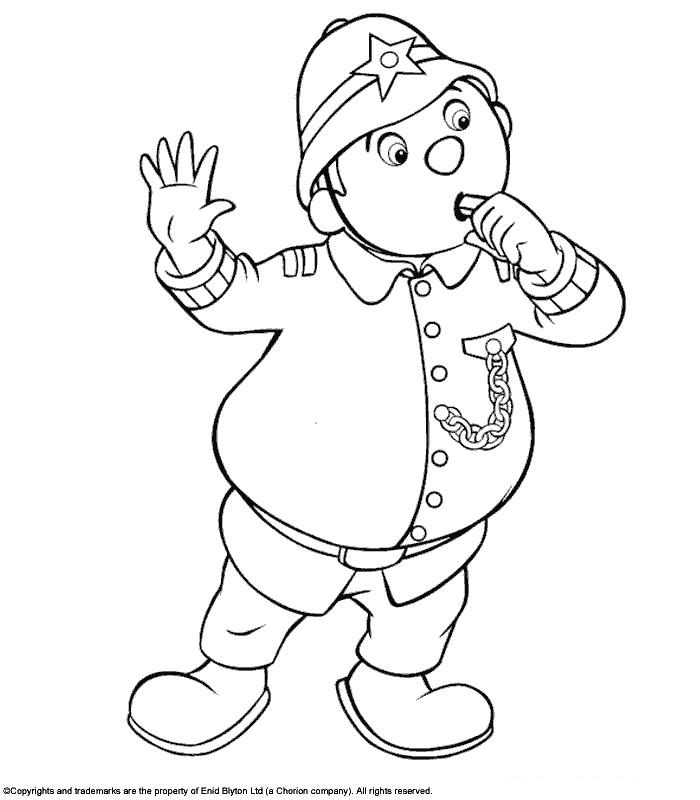 Coloring page: Noddy (Cartoons) #44722 - Free Printable Coloring Pages