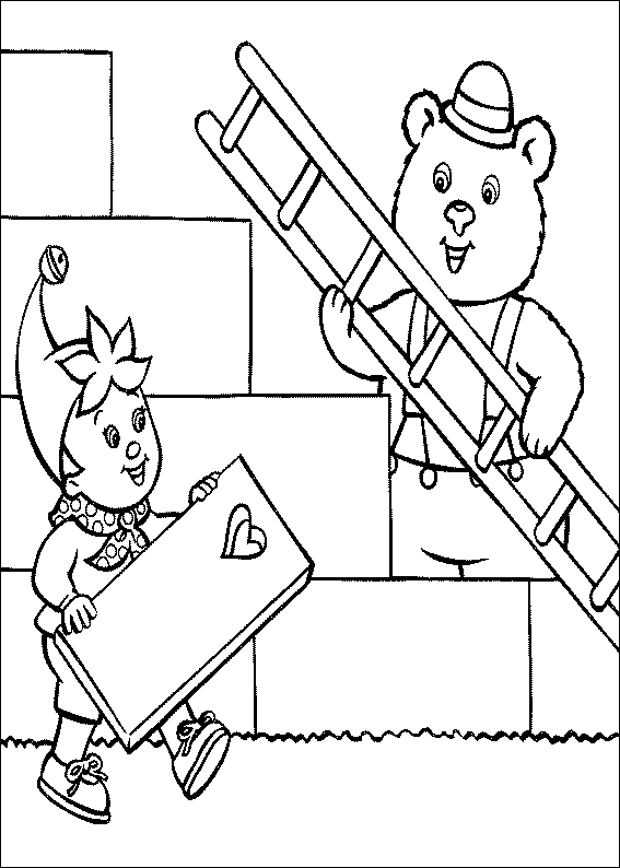 Coloring page: Noddy (Cartoons) #44744 - Free Printable Coloring Pages