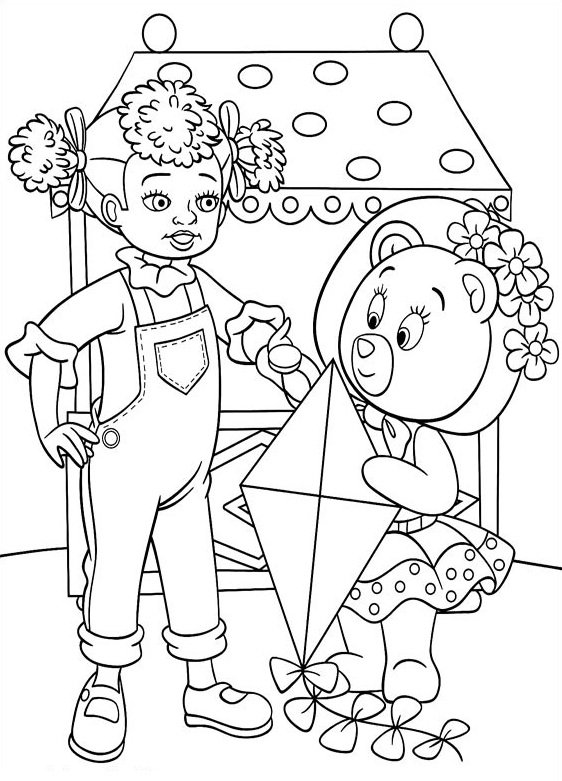 Coloring page: Noddy (Cartoons) #44764 - Free Printable Coloring Pages