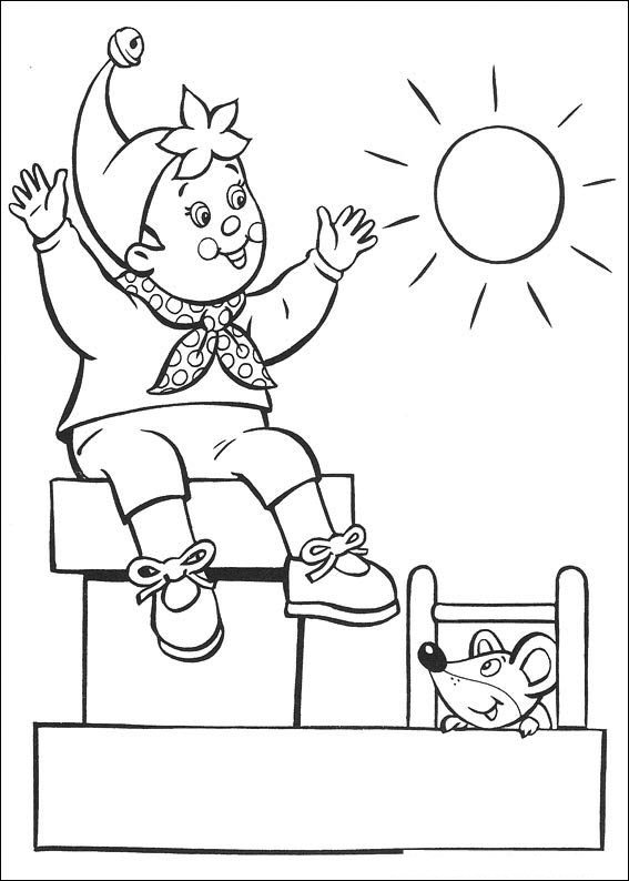 Coloring page: Noddy (Cartoons) #44774 - Free Printable Coloring Pages