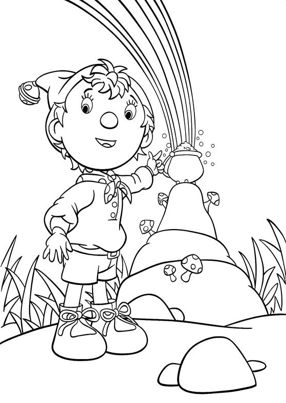 Coloring page: Noddy (Cartoons) #44794 - Free Printable Coloring Pages