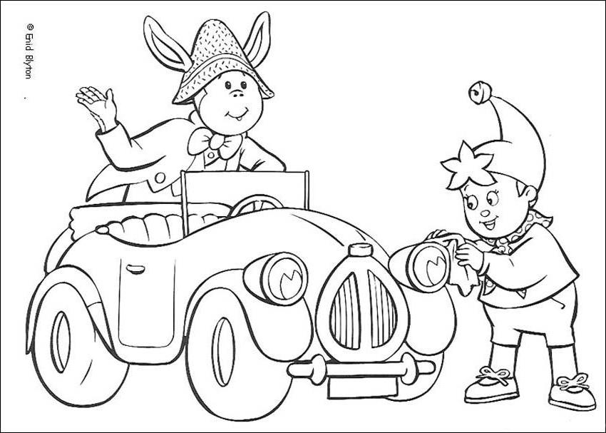 Coloring page: Noddy (Cartoons) #44799 - Free Printable Coloring Pages