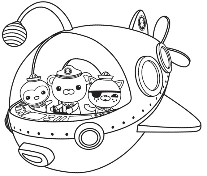 Coloring page: Octonauts (Cartoons) #40562 - Free Printable Coloring Pages