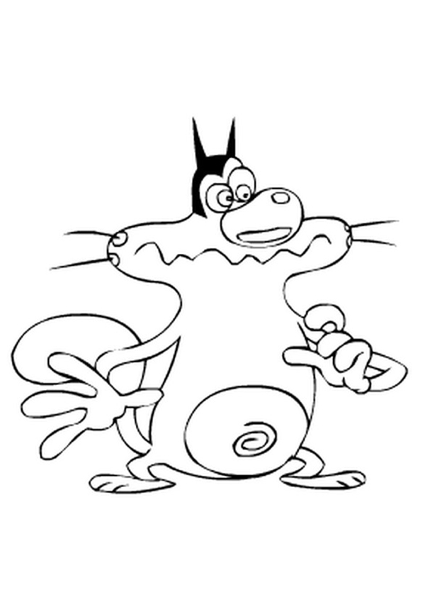 Drawing Oggy and the Cockroaches #37852 (Cartoons) – Printable coloring  pages