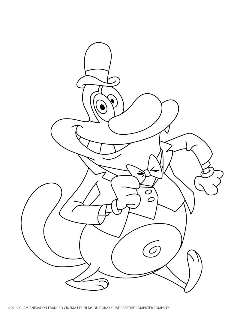 Drawing Oggy and the Cockroaches #37866 (Cartoons) – Printable coloring  pages
