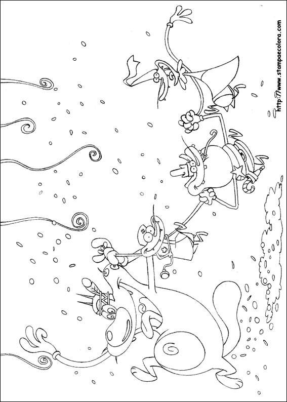 Coloring page: Oggy and the Cockroaches (Cartoons) #37888 - Free Printable Coloring Pages