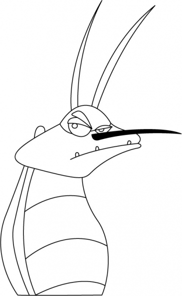 Coloring page: Oggy and the Cockroaches (Cartoons) #37894 - Free Printable Coloring Pages