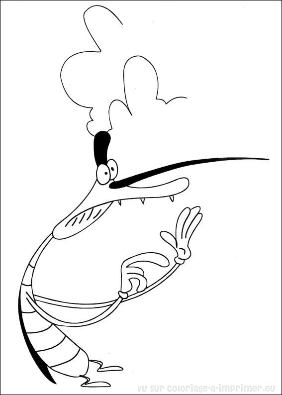 Coloring page: Oggy and the Cockroaches (Cartoons) #37931 - Free Printable Coloring Pages