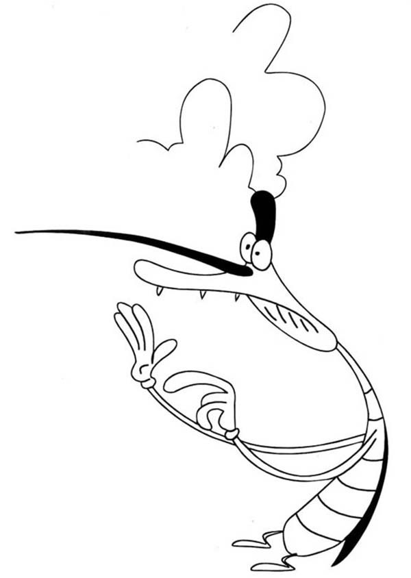 Coloring page: Oggy and the Cockroaches (Cartoons) #37988 - Free Printable Coloring Pages