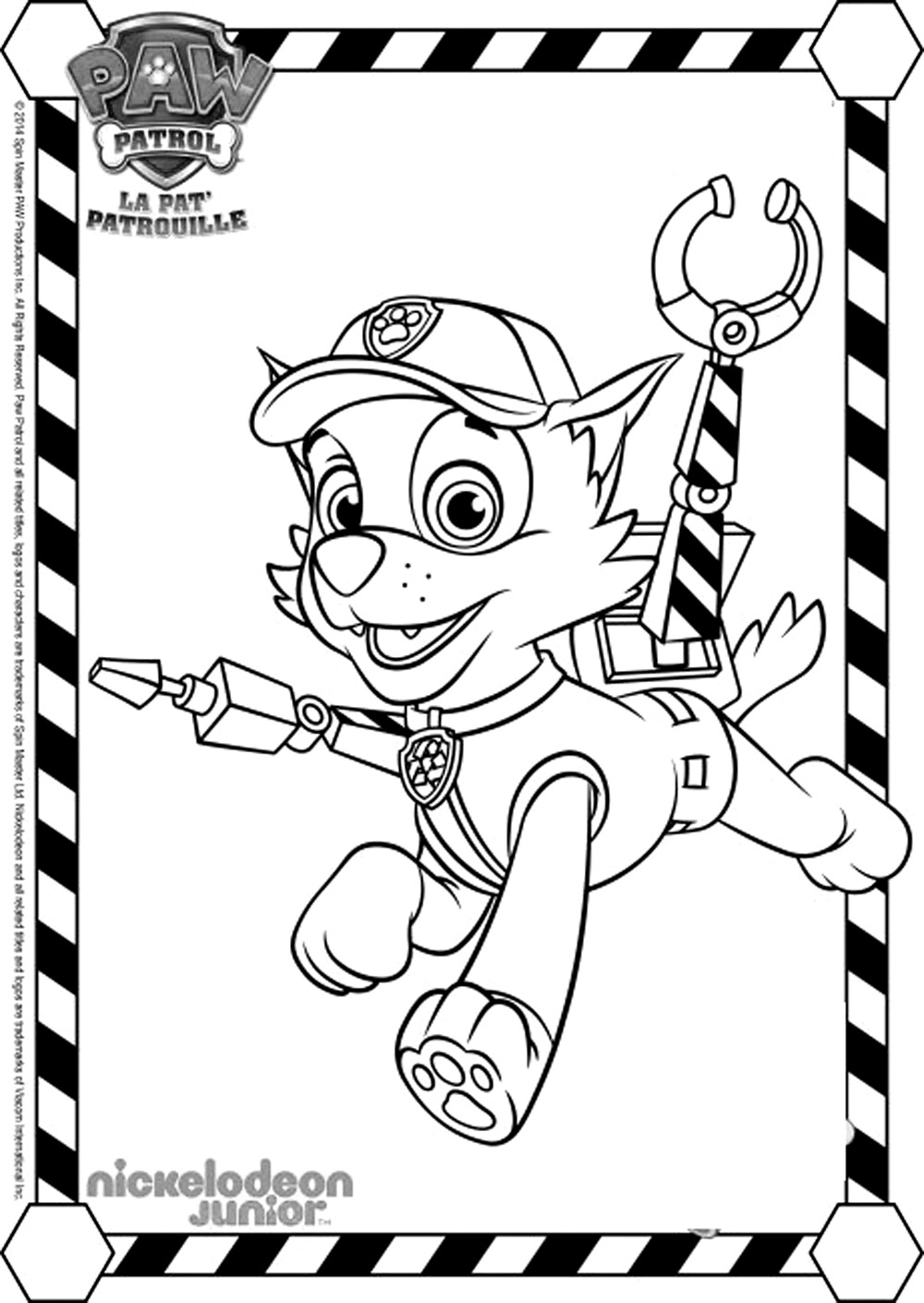 Coloring page: Paw Patrol (Cartoons) #44246 - Free Printable Coloring Pages