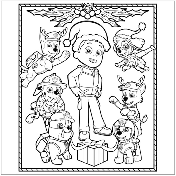 Coloring page: Paw Patrol (Cartoons) #44311 - Free Printable Coloring Pages