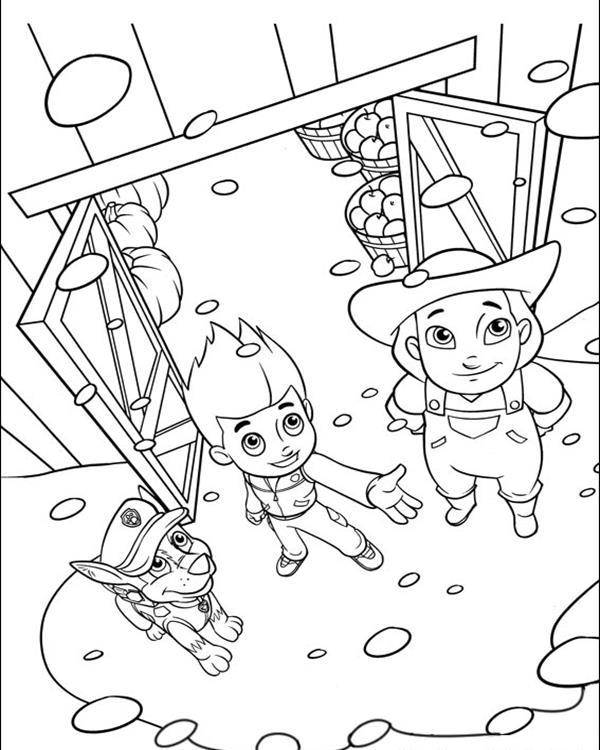 Coloring page: Paw Patrol (Cartoons) #44332 - Free Printable Coloring Pages