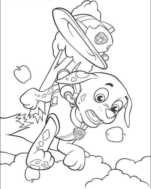 Coloring page: Paw Patrol (Cartoons) #44345 - Free Printable Coloring Pages
