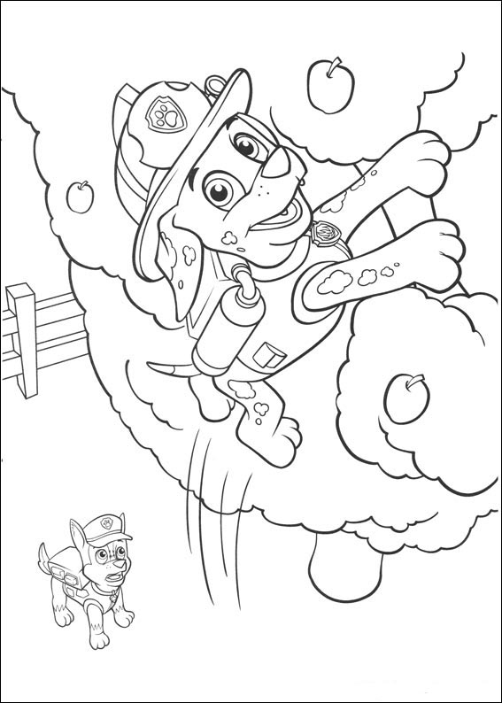 Coloring page: Paw Patrol (Cartoons) #44351 - Free Printable Coloring Pages
