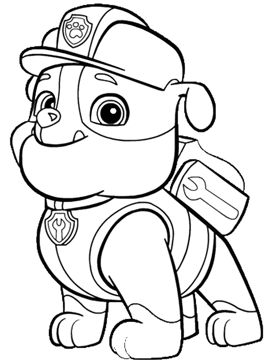 Coloring page: Paw Patrol (Cartoons) #44360 - Free Printable Coloring Pages
