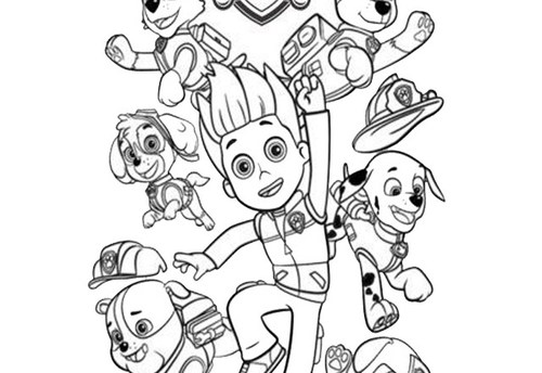 Coloring page: Paw Patrol (Cartoons) #44403 - Free Printable Coloring Pages
