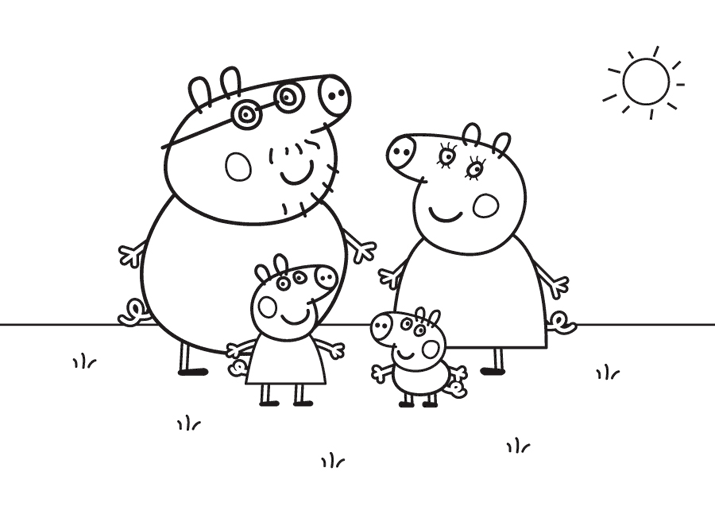 Coloring page: Peppa Pig (Cartoons) #43905 - Free Printable Coloring Pages