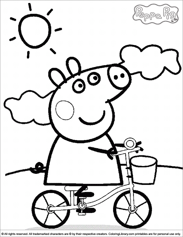 Coloring page: Peppa Pig (Cartoons) #43910 - Free Printable Coloring Pages