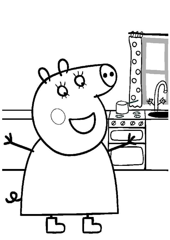 Coloring page: Peppa Pig (Cartoons) #43917 - Free Printable Coloring Pages