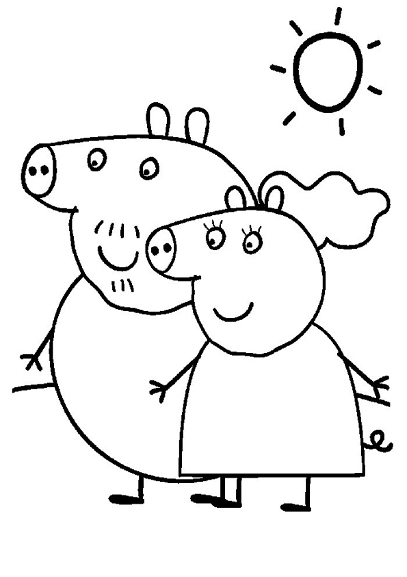 Coloring page: Peppa Pig (Cartoons) #43925 - Free Printable Coloring Pages