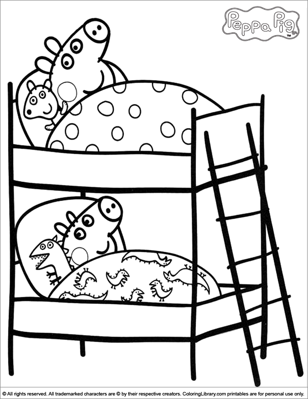 Coloring page: Peppa Pig (Cartoons) #43933 - Free Printable Coloring Pages