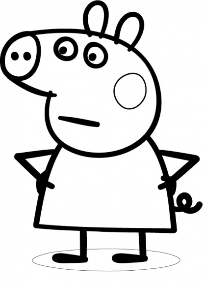 Coloring page: Peppa Pig (Cartoons) #43937 - Free Printable Coloring Pages