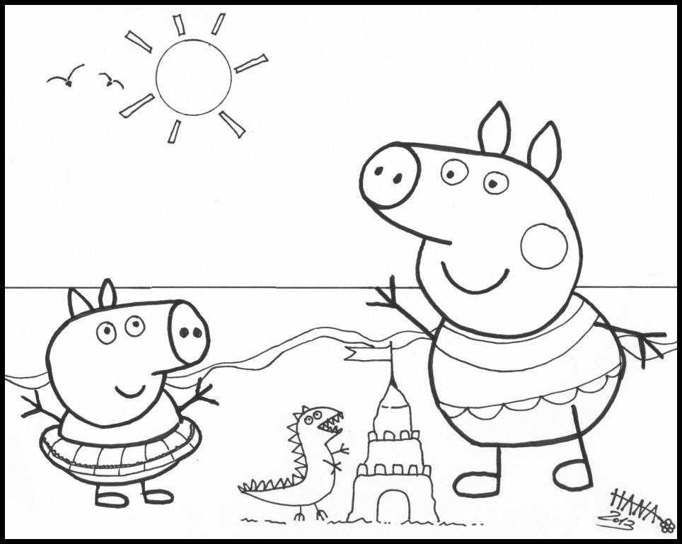 Coloring page: Peppa Pig (Cartoons) #43941 - Free Printable Coloring Pages