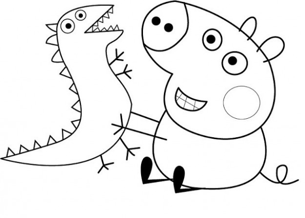 Coloring page: Peppa Pig (Cartoons) #43944 - Free Printable Coloring Pages
