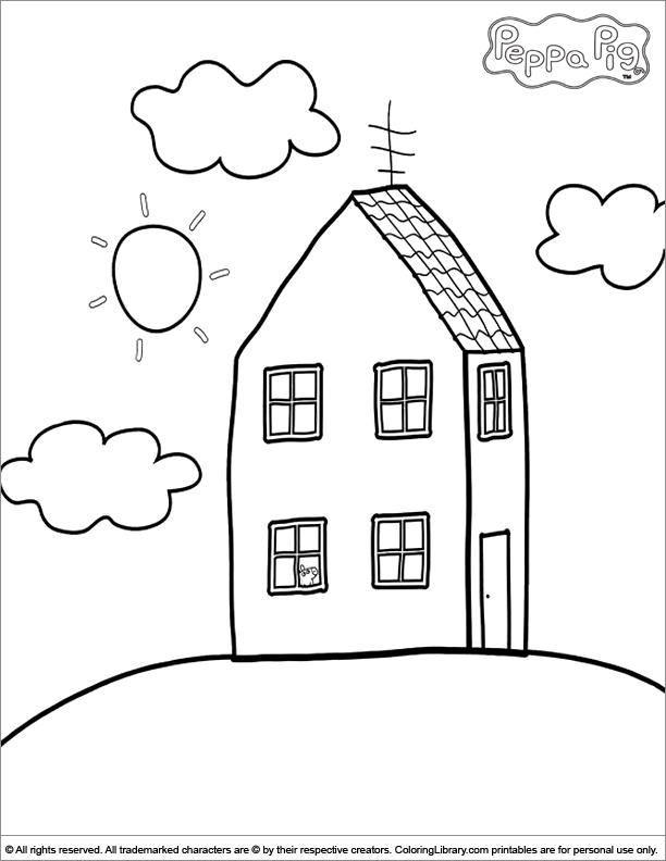 Coloring page: Peppa Pig (Cartoons) #43947 - Free Printable Coloring Pages