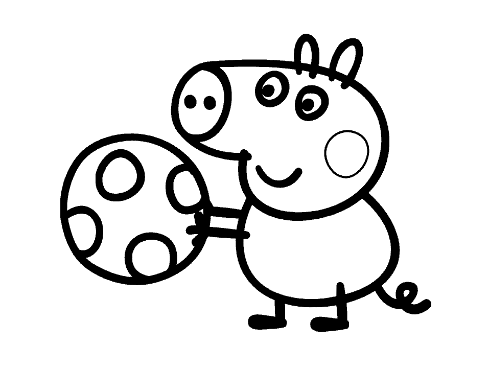 Drawing Peppa Pig #43949 (Cartoons) – Printable coloring pages