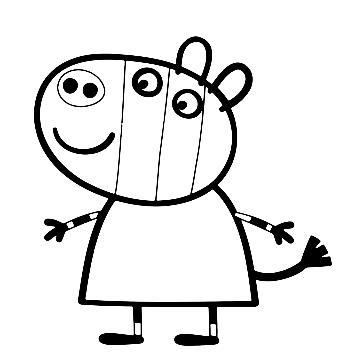 Coloring page: Peppa Pig (Cartoons) #43956 - Free Printable Coloring Pages