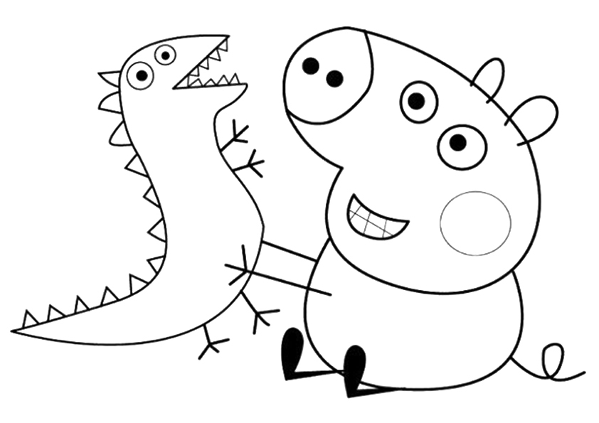 Coloring page: Peppa Pig (Cartoons) #43961 - Free Printable Coloring Pages
