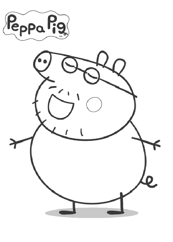 Coloring page: Peppa Pig (Cartoons) #43967 - Free Printable Coloring Pages