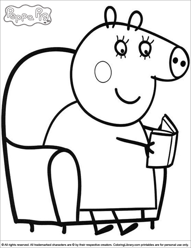 Drawing Peppa Pig #43969 (Cartoons) – Printable coloring pages