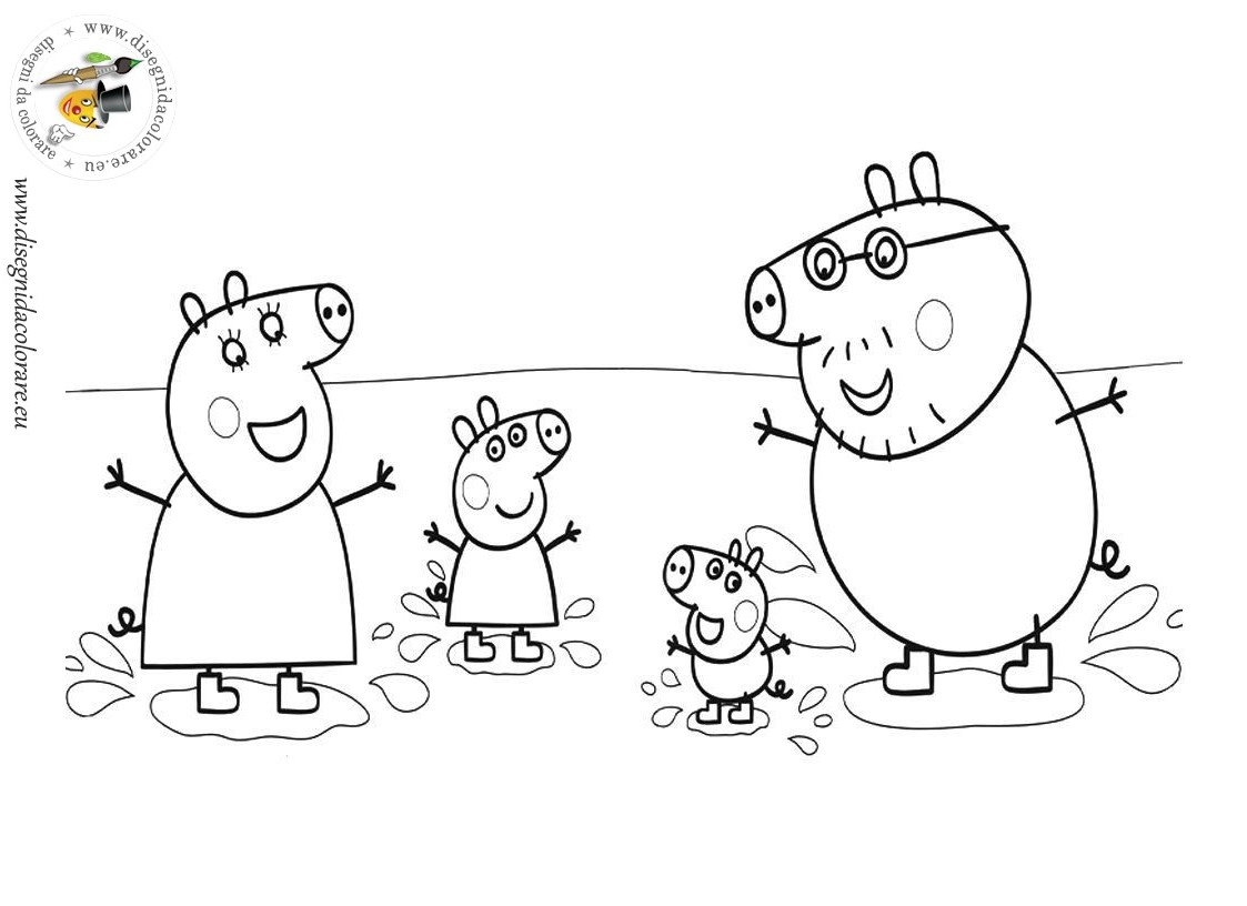 Peppa Pig #43972 (Cartoons) - Printable coloring pages