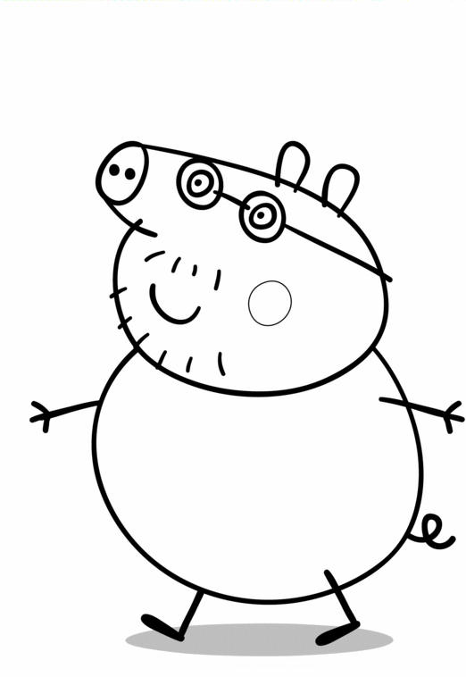 Coloring page: Peppa Pig (Cartoons) #43990 - Free Printable Coloring Pages