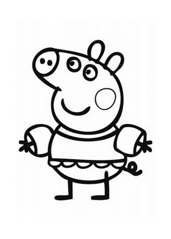 Peppa Pig 43998 Cartoons Printable Coloring Pages