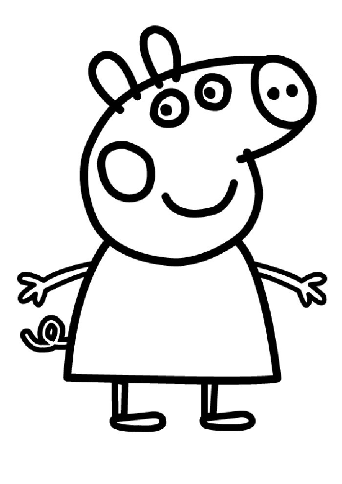 Coloring page: Peppa Pig (Cartoons) #44034 - Free Printable Coloring Pages