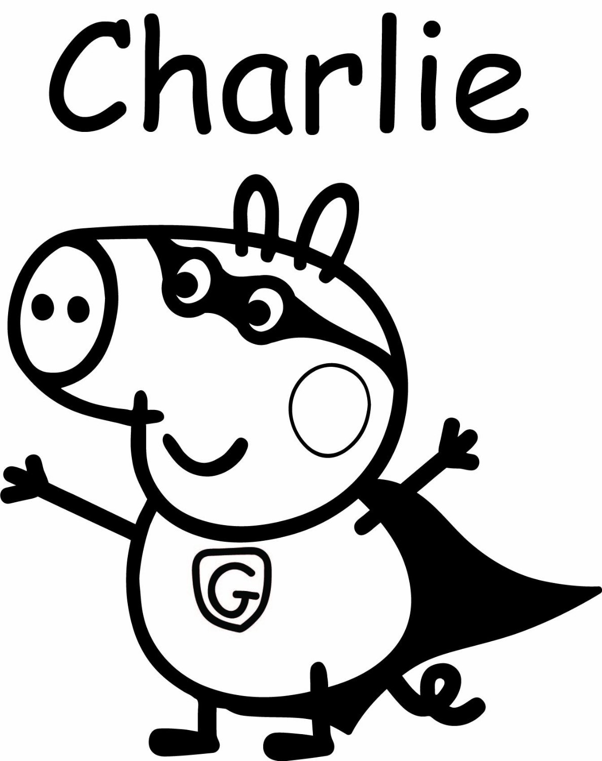 Coloring page: Peppa Pig (Cartoons) #44035 - Free Printable Coloring Pages