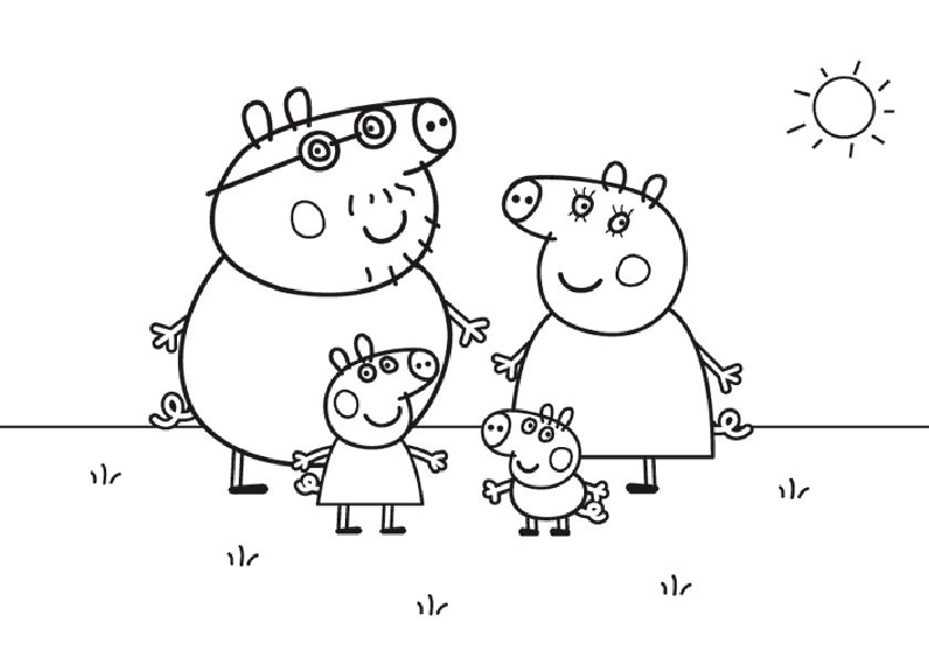 Coloring page: Peppa Pig (Cartoons) #44041 - Free Printable Coloring Pages