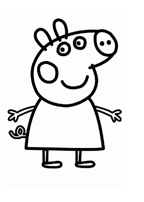 Coloring page: Peppa Pig (Cartoons) #44042 - Free Printable Coloring Pages