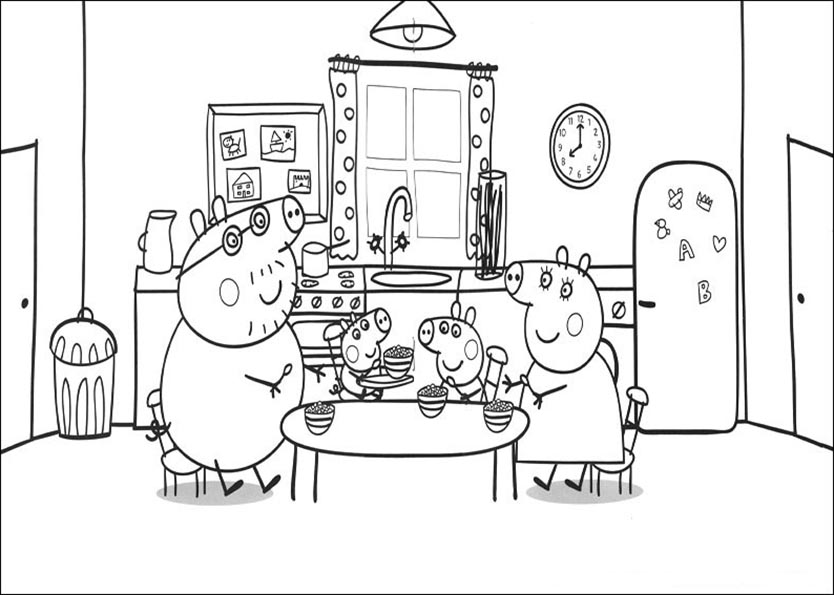 Coloring page: Peppa Pig (Cartoons) #44063 - Free Printable Coloring Pages