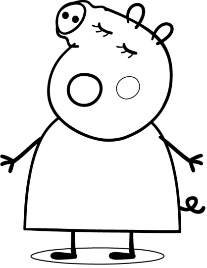 Coloring page: Peppa Pig (Cartoons) #44067 - Free Printable Coloring Pages