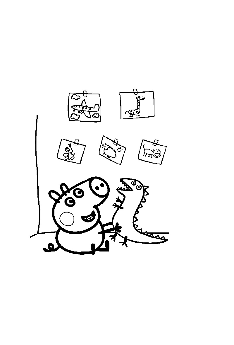 Peppa Pig #44096 (Cartoons) – Printable coloring pages