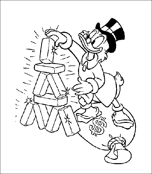 Coloring page: Picsou (Cartoons) #31767 - Free Printable Coloring Pages